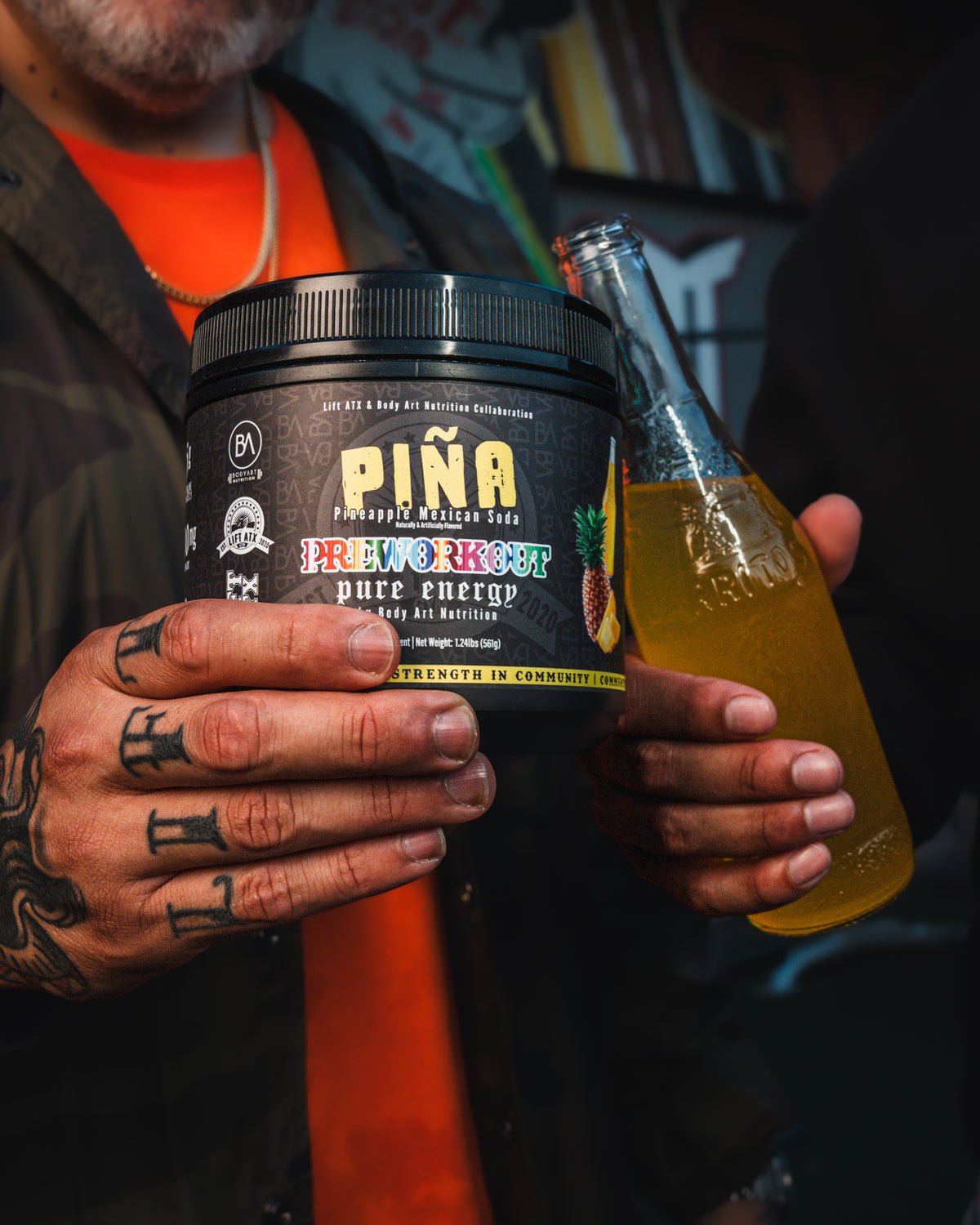 Piña (Pineapple) Mexican Soda PreWorkout Body Art Nutrition